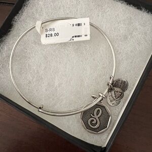 Alex and Ani ‘S’ Charm Bangle